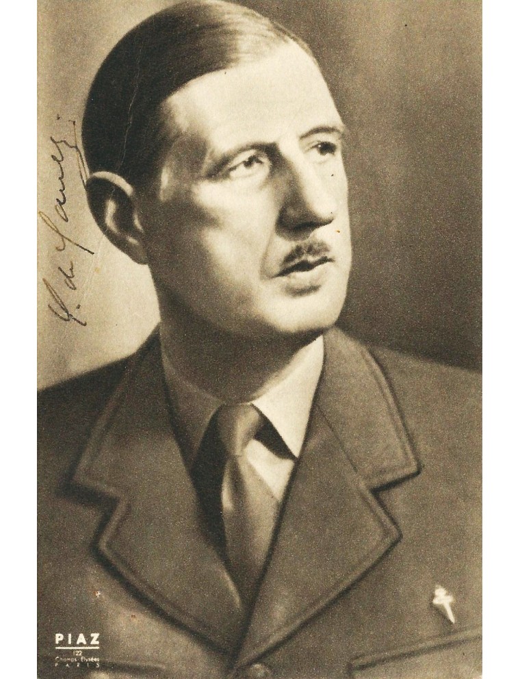 DE GAULLE Charles (1890-1970)