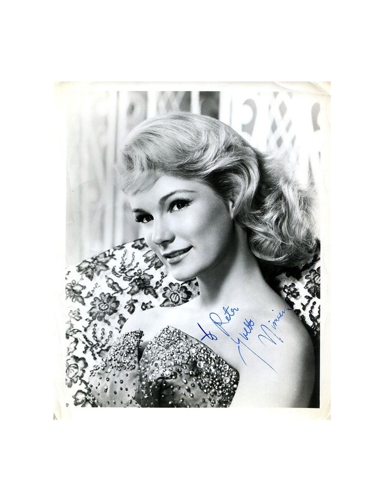 AUTOGRAPHE DE YVETTE MIMIEUX