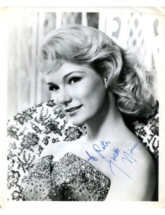AUTOGRAPHE DE YVETTE MIMIEUX
