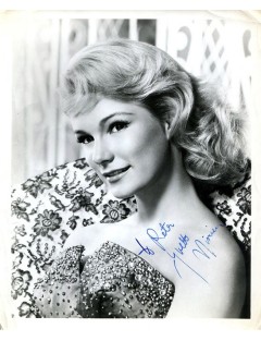 AUTOGRAPHE DE YVETTE MIMIEUX