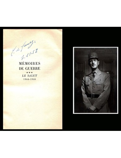 DE GAULLE Charles (1890-1970)