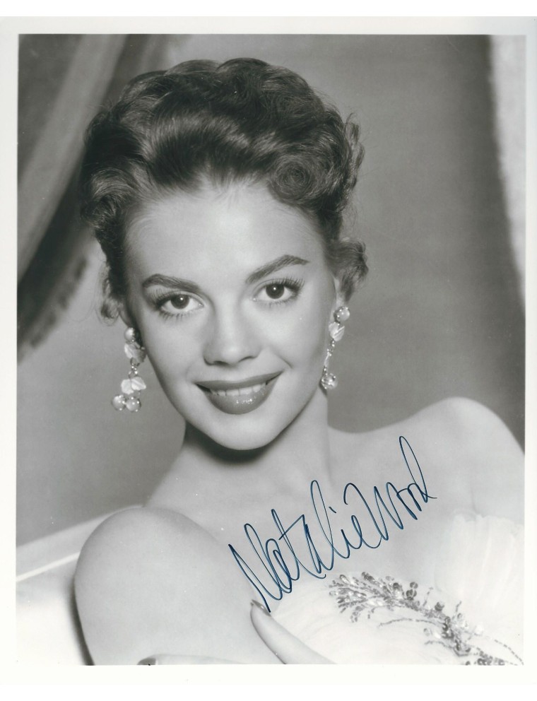 Photo dédicacée par Nathalie WOOD