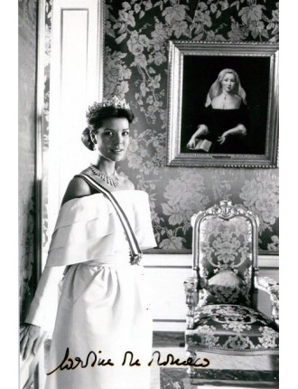 Photographie vintage signée de la Princesse Caroline de Monaco (années 1970)