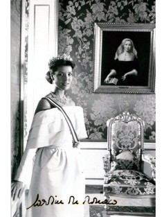 Photographie vintage signée de la Princesse Caroline de Monaco (années 1970)