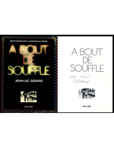 Jean-Luc GODARD Superbe livre dédicacé dans les années 70 par le grand réalisateur.