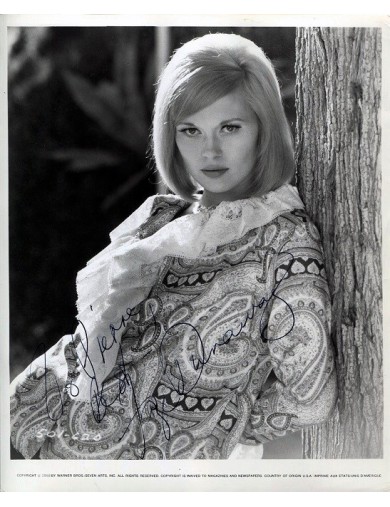 L'UN DES PREMIERS AUTOGRAPHES DE FAYE DUNAWAY