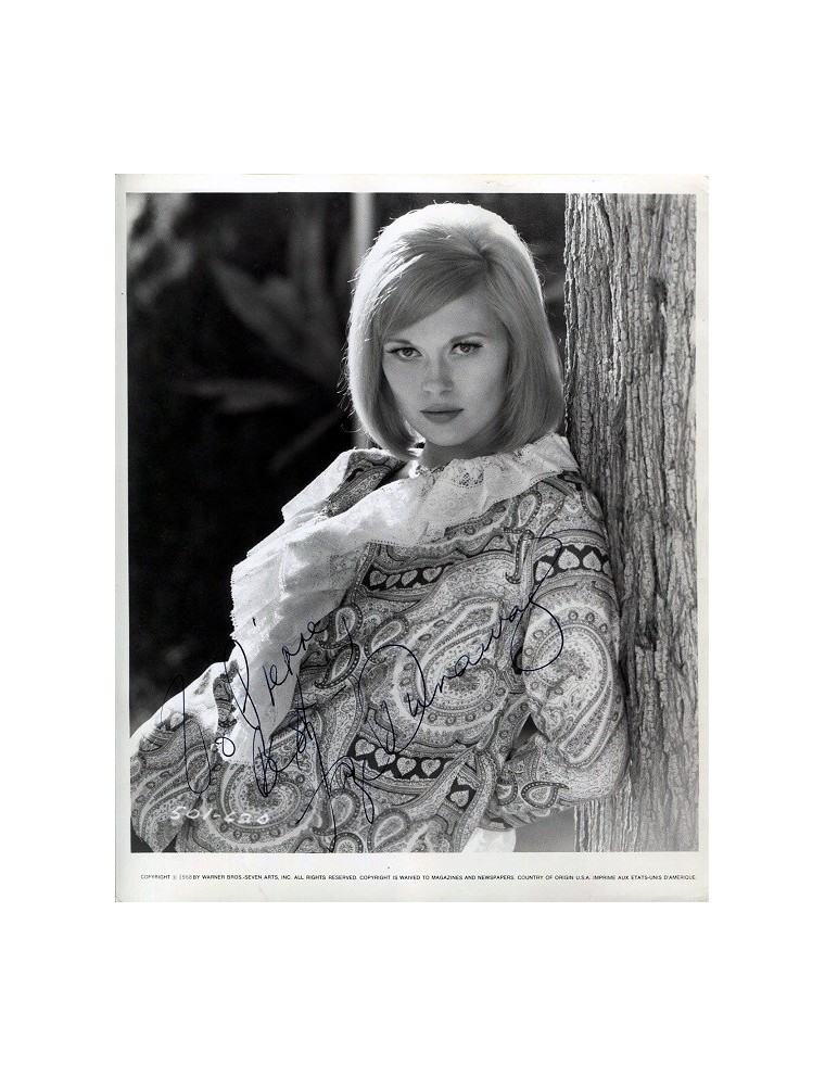 L'UN DES PREMIERS AUTOGRAPHES DE FAYE DUNAWAY