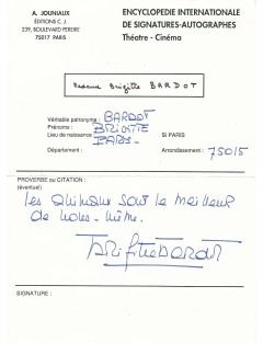 BARDOT Brigitte