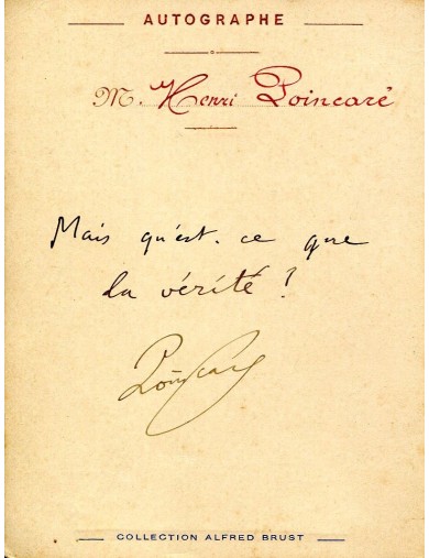 POINCARE Henri (1854-1912)
