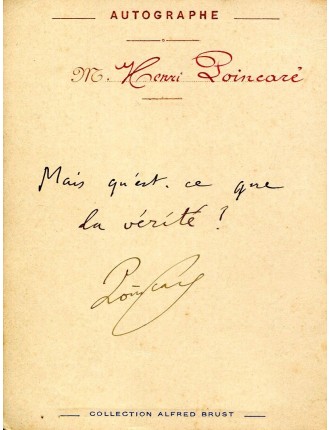 POINCARE Henri (1854-1912)