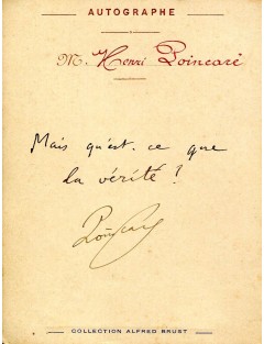 POINCARE Henri (1854-1912)