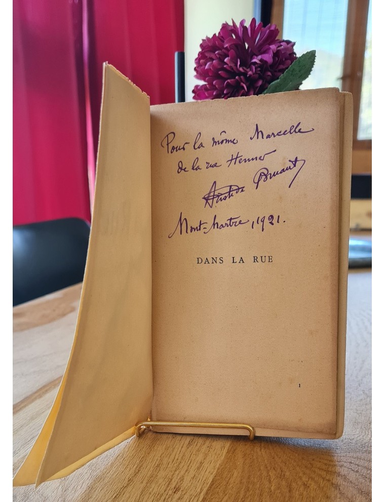 Aristide Bruant — Dans la Rue ! édition 1889 dédicacée
