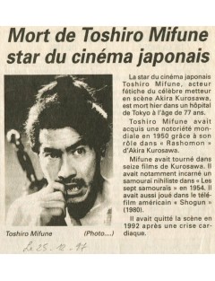 MIFUNE Toshiro (1920-1997)