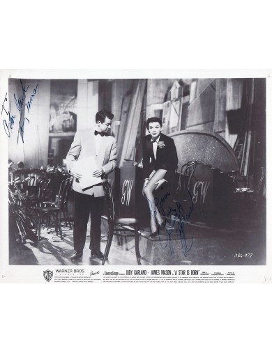 Judy GARLAND  tirage argentique original 20 x 25 cm fut dédicacé et signé à la plume