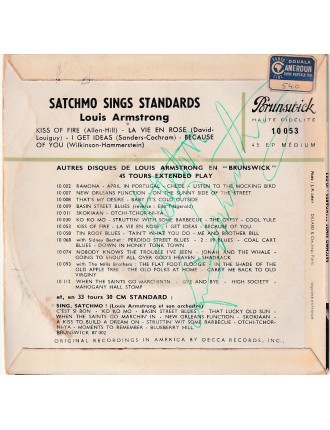 ARMSTRONG Louis (1901-1971)