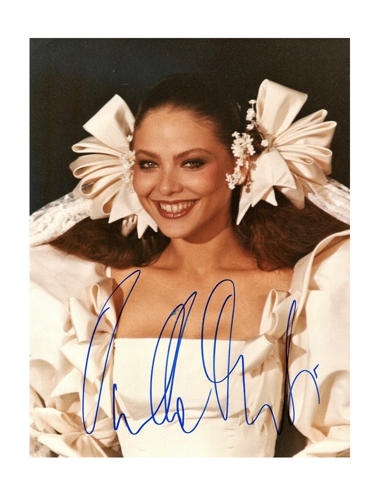 Ornella Muti – Photo argentique 18×24 cm au sourire radieux, signée en personne (Cannes 2009)
