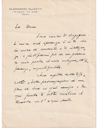 BLASETTI Alessandro (1900-1987)