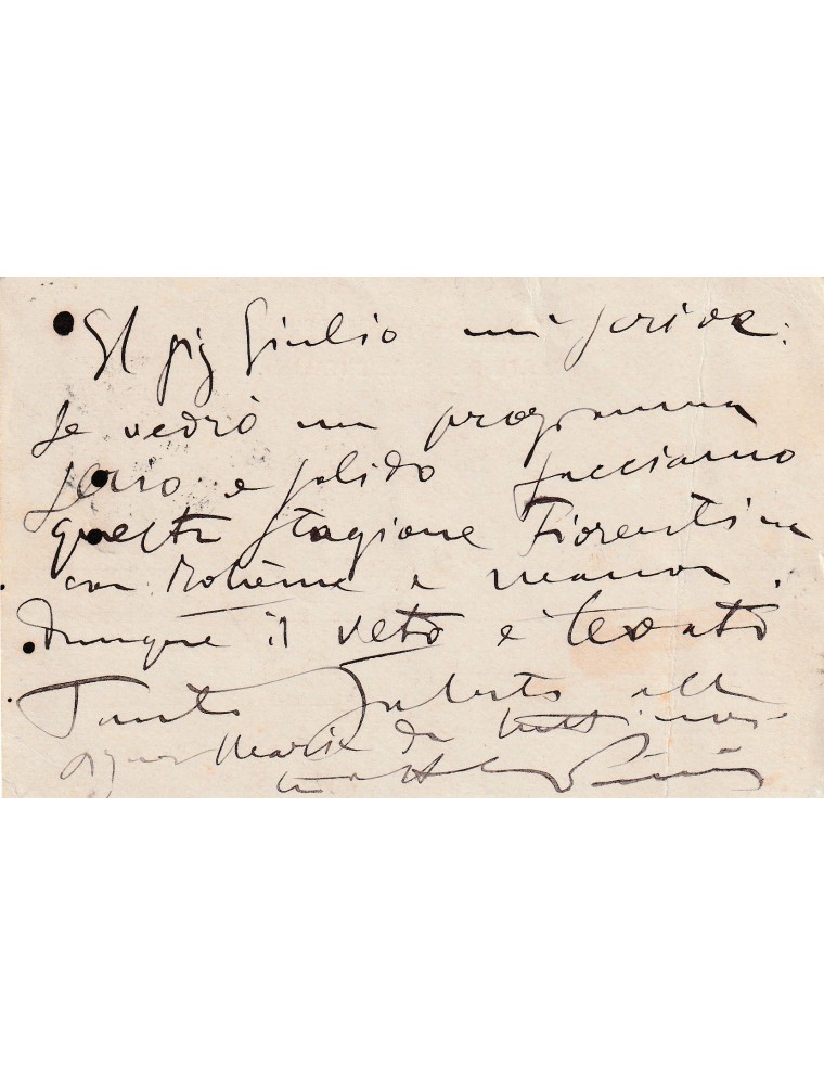 PUCCINI Giacomo (1858-1924)