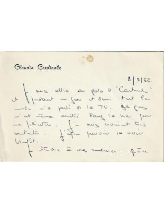 CARDINALE Claudia (1938-2025)