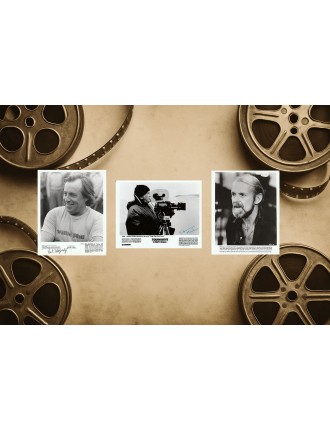Lot exceptionnel de trois photographies argentiques originales signées – Paul Mazursky, Bob Fosse & Norman Mailer