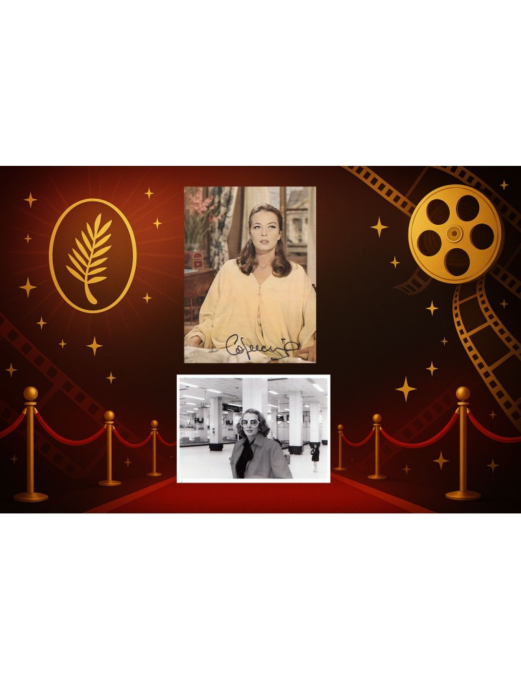 Capucine – Autographe original (1984)