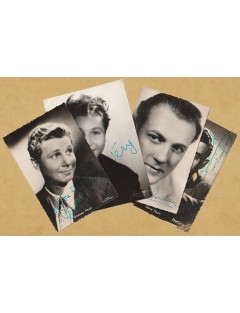 autographes Gérard Néry, René Dary et Raymond Rouleau
