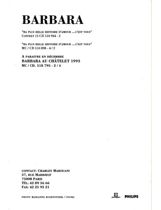 BARBARA (1930-1997)