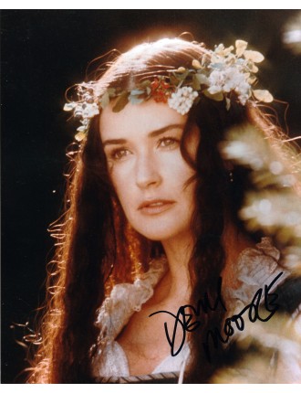 autographe de Demi Moore obtenu en personne