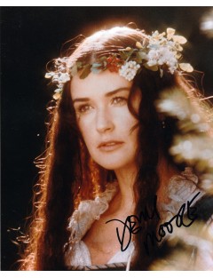 autographe de Demi Moore obtenu en personne