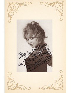 Brigitte Bardot – Carte postale photo 10x15 cm signée au feutre noir