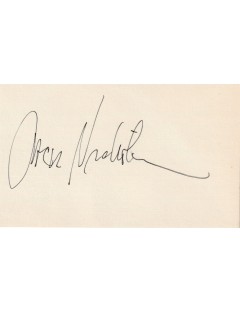 Jack Nicholson – Autographe signé à l’encre noire – Cannes 1981