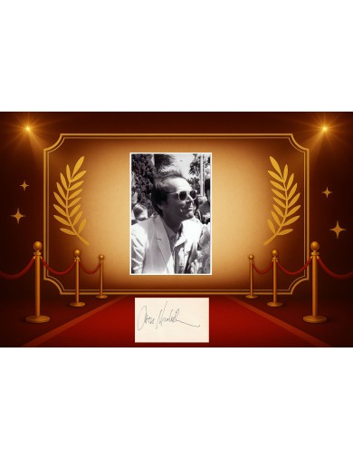 Jack Nicholson – Autographe signé à l’encre noire – Cannes 1981
