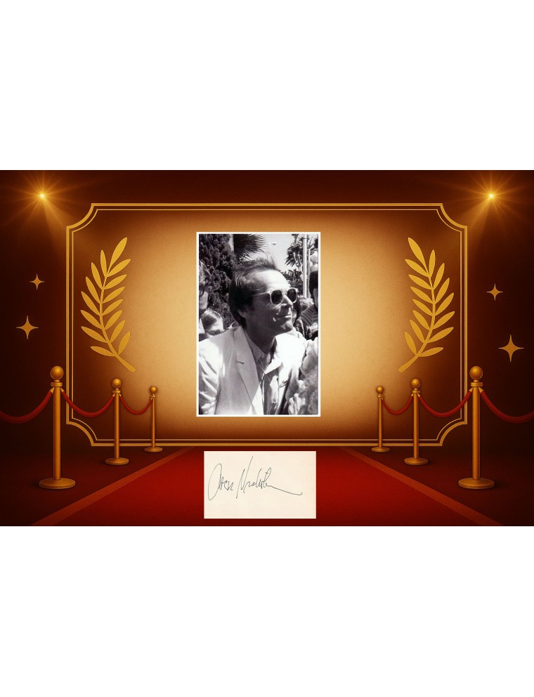 Jack Nicholson – Autographe signé à l’encre noire – Cannes 1981 Jack Nicholson – Autographe signé à l’encre noire – Cannes 1981