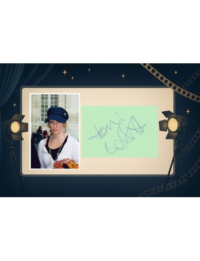 Toni Collette – Signature au Musée national Picasso (Paris, 31 octobre 2005) + photo inédite