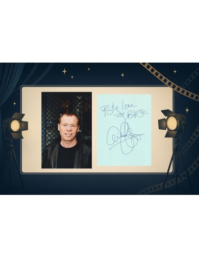 Ali Campbell (UB 40) – Dédicace manuscrite « By love, UB 40 » + signature à Paris (2002) + photo inédite