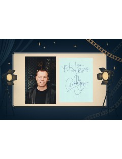 Ali Campbell (UB 40) – Dédicace manuscrite « By love, UB 40 » + signature à Paris (2002) + photo inédite