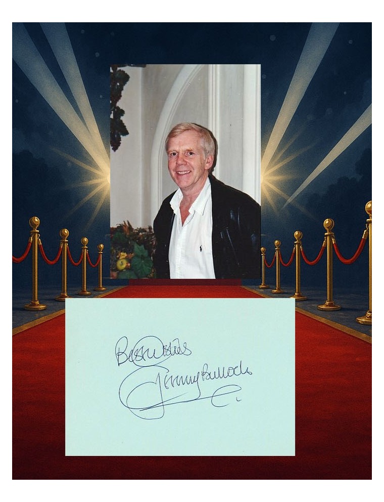 Autographe rare Jeremy Bullock signé à Paris avec photo inédite – 28/10/2000