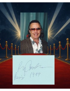 Ry Cooder – Signature à l’encre bleue au Bristol (Paris, 14 juin 1999) + photo inédite