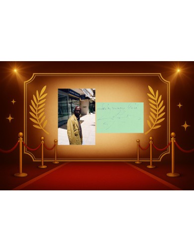 Souleymane Cissé – Double signature au Festival de Cannes (1993) + photo inédite