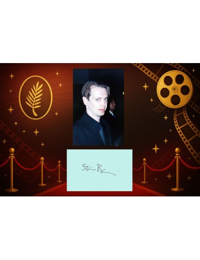 Steve Buscemi autographe – Signature originale (Festival de Cannes, 1996)