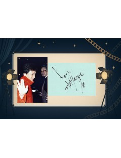 Jackie Chan autographe – Signature originale Hôtel Royal Monceau Paris 1998