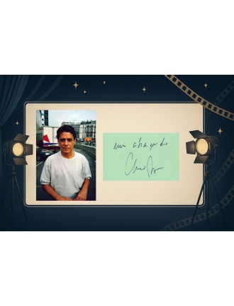 Um abraço do Chico Buarque  ! Chico Buarque autographe – Signature originale France Inter Paris 1993