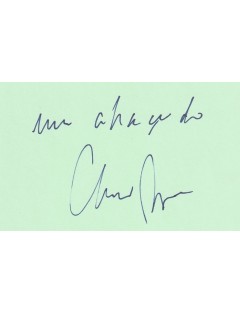 Um abraço do Chico Buarque - autographe