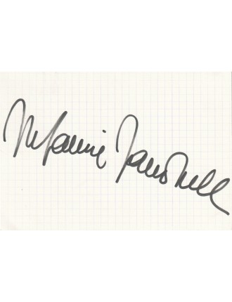 Autographe Stefania Sandrelli signé dans les années 1980