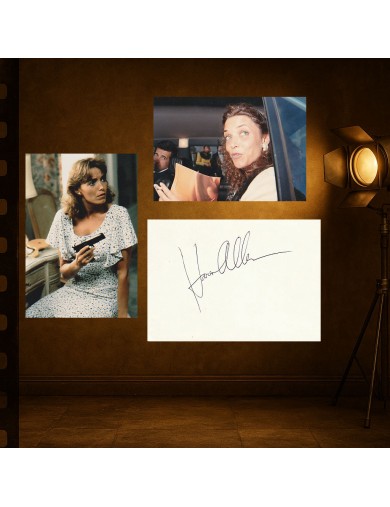 Autographe Karen Allen signé à Cannes en 1987 – Avec photo originale et photo d’illustration