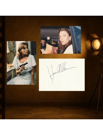 Autographe Karen Allen signé à Cannes en 1987 – Avec photo originale et photo d’illustration