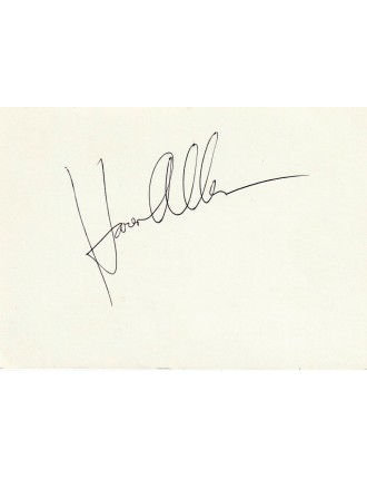 Autographe Karen Allen signé à Cannes en 1987