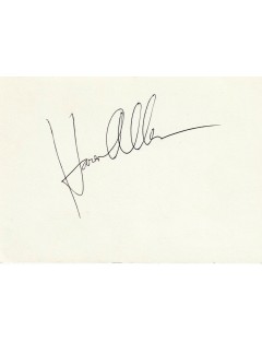 Autographe Karen Allen signé à Cannes en 1987