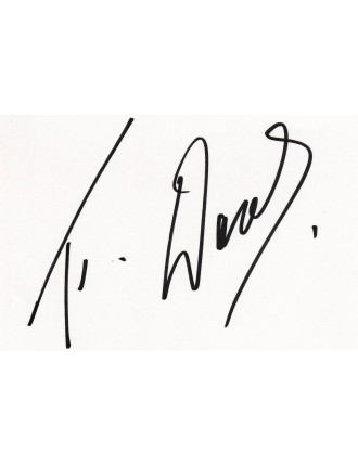 Autographe Florence Darel signé à Cannes en 1993