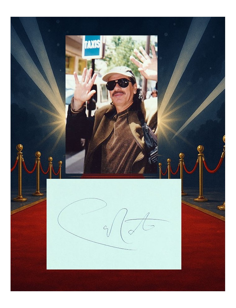 Carlos Santana autographe signé le 29 mai 2000 – bristol 15×10 cm et photo inédite